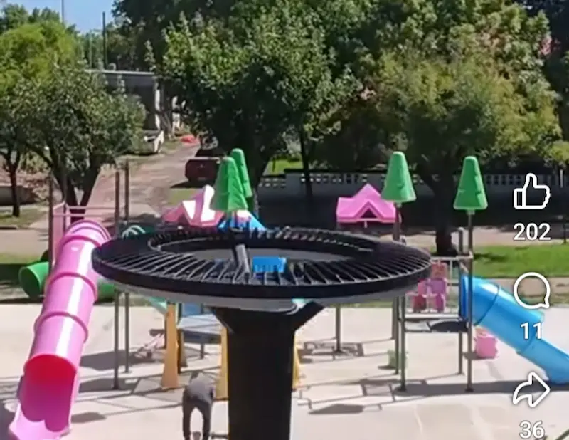 Villaguay sigue avanzando y creciendo: Puesta en valor de plaza Eva Per�n