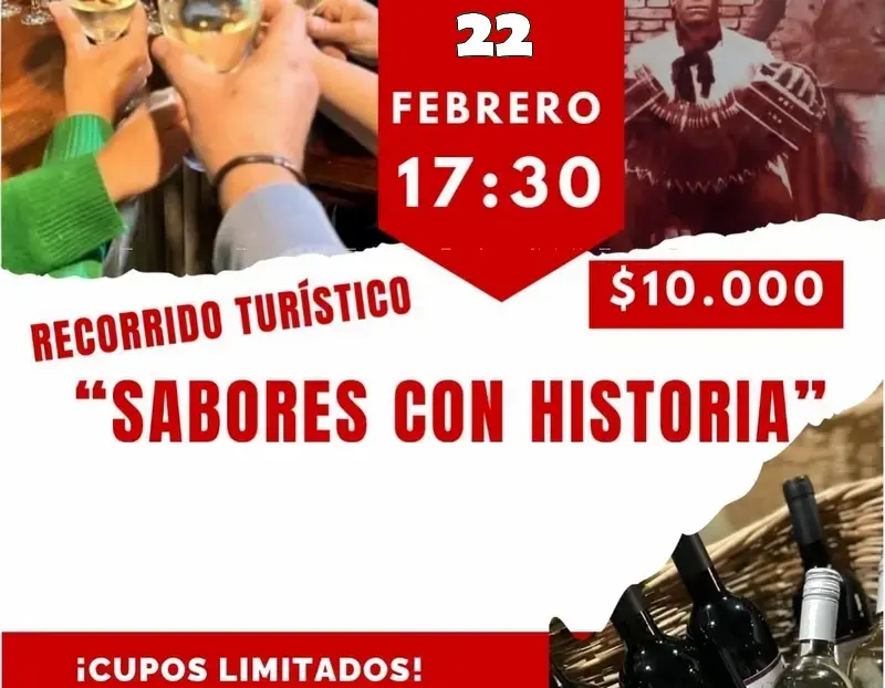 Sabores con Historia: Un viaje por el tiempo, los vi�edos y el patrimonio cultural se realizar� el 22 de febrero