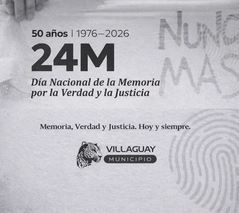 D�a Nacional de la Memoria por la Verdad y la Justicia. 50 A�OS 1976 � 2026 - 24M 