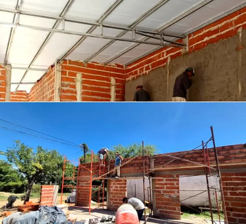 Avanza a buen ritmo la obra del Centro Comunitario del barrio San Jacinto