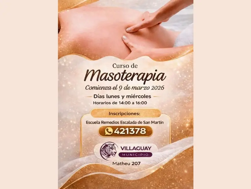 Curso de masoterapia en la escuela profesional