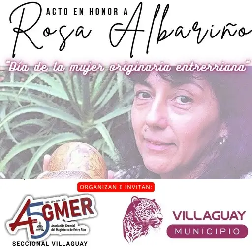 17 de Marzo: D�a de la Mujer Originaria Entrerriana, acto en honor a Rosita Albari�o