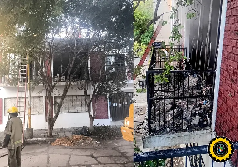 Avisaron por incendio y encontraron un menor robando en una tienda