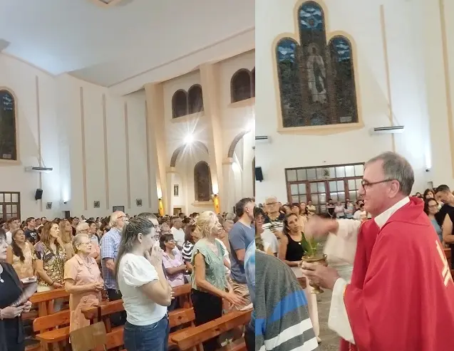 El Padre Fabi�n Minigutti pregunt�: En esta Semana Santa, con qui�n nos queremos identificar nosotros