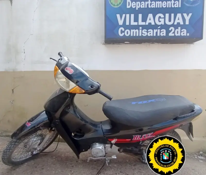 Incautan una moto con pedido de secuestro 