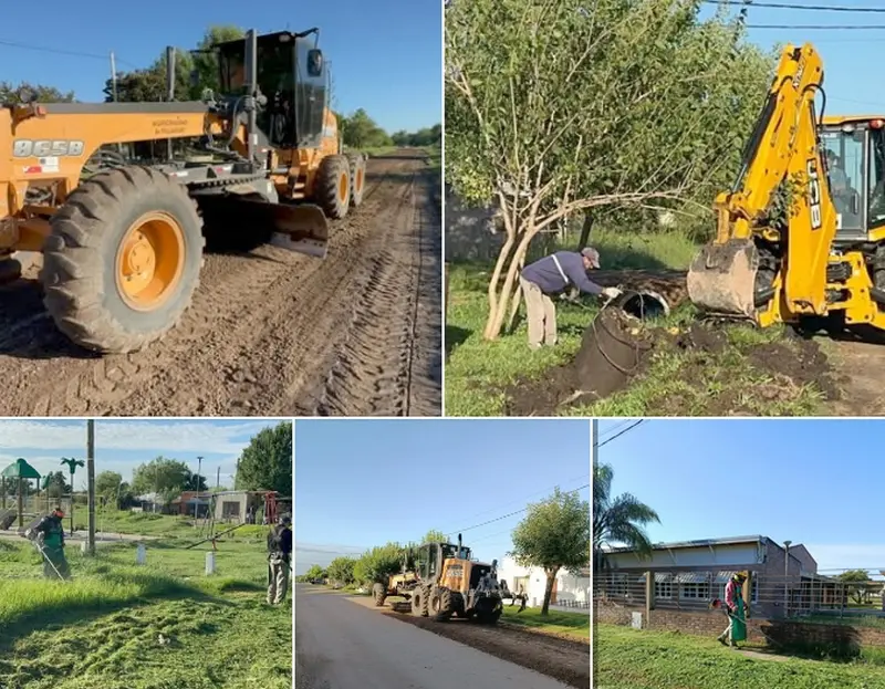 Trabajos de mantenimiento y mejoras en distintos sectores de la ciudad