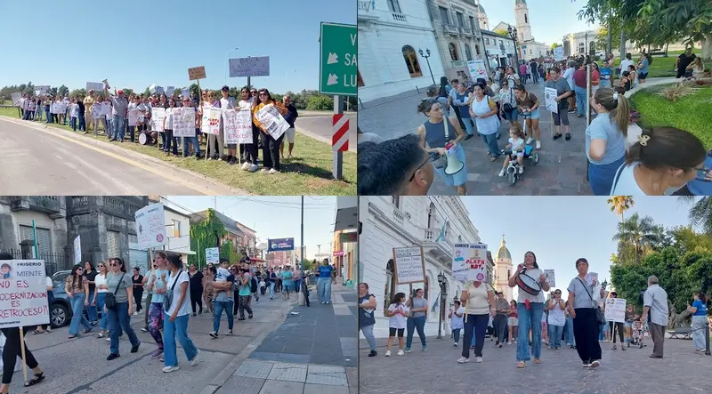 Por H�ctor Senaqu� Santomil. Jornada de lucha docente