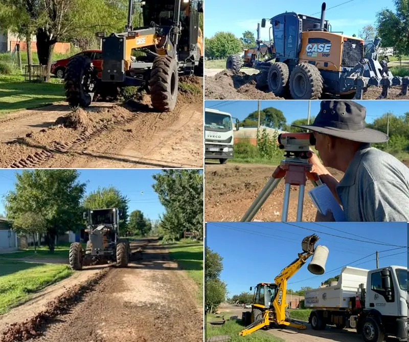 Varios puntos de la ciudad con tareas del personal municipal