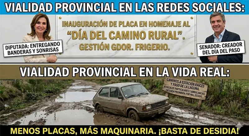 Vialidad Provincial: Entre el Discurso del Campo Motor y la Realidad del Abandono
