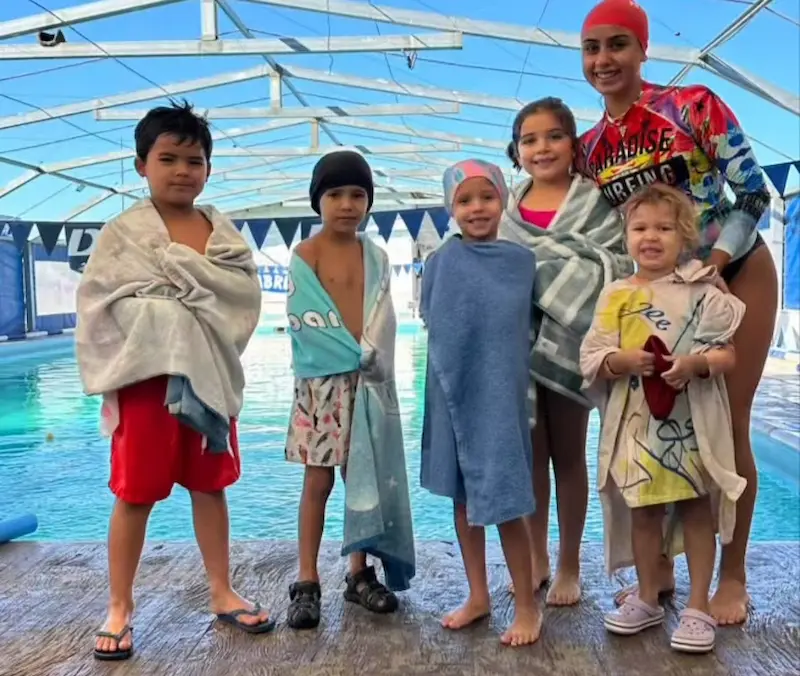 Inici� la escuela municipal de nataci�n 