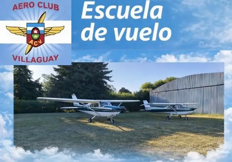 Escuela de vuelo en Aero Club Villaguay