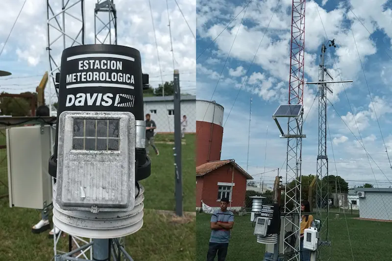 General Racedo suma una estaci�n meteorol�gica para el monitoreo clim�tico en la provincia