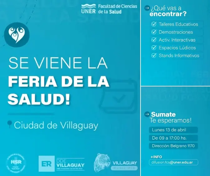 Feria de salud en Villaguay