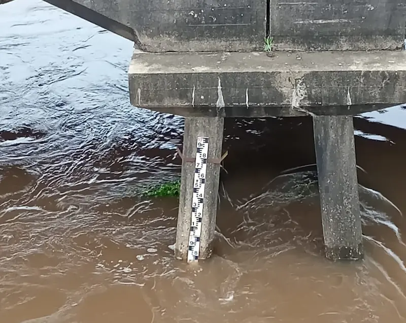 El r�o Gualeguay baj� 5cm