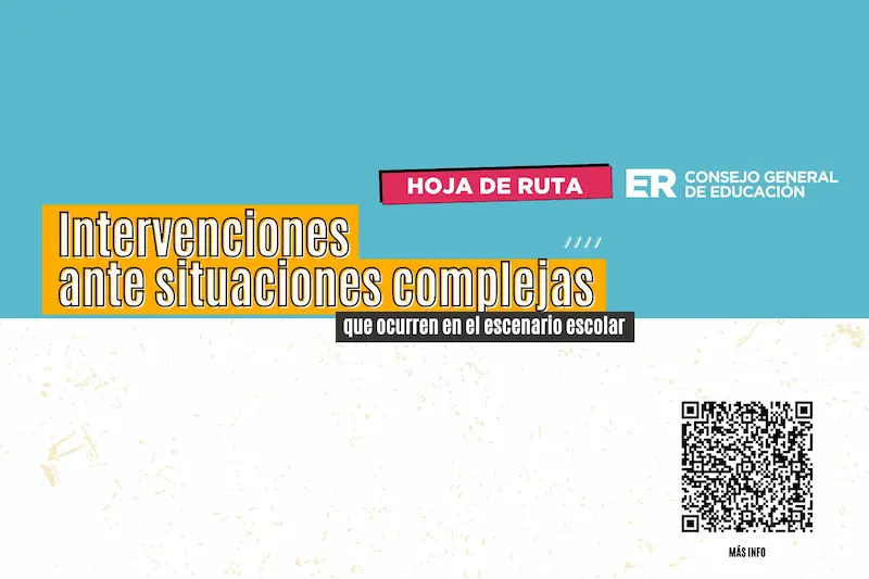 El CGE brinda una hoja de ruta para actuar ante situaciones complejas en las escuelas