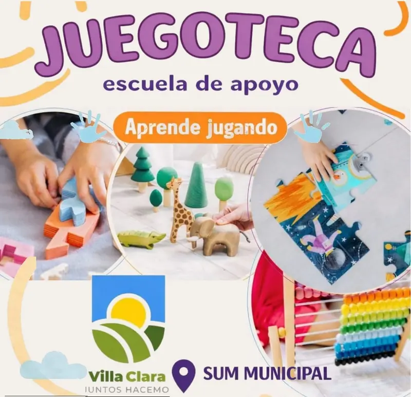 Municipalidad de Villa Clara present� la Juegoteca