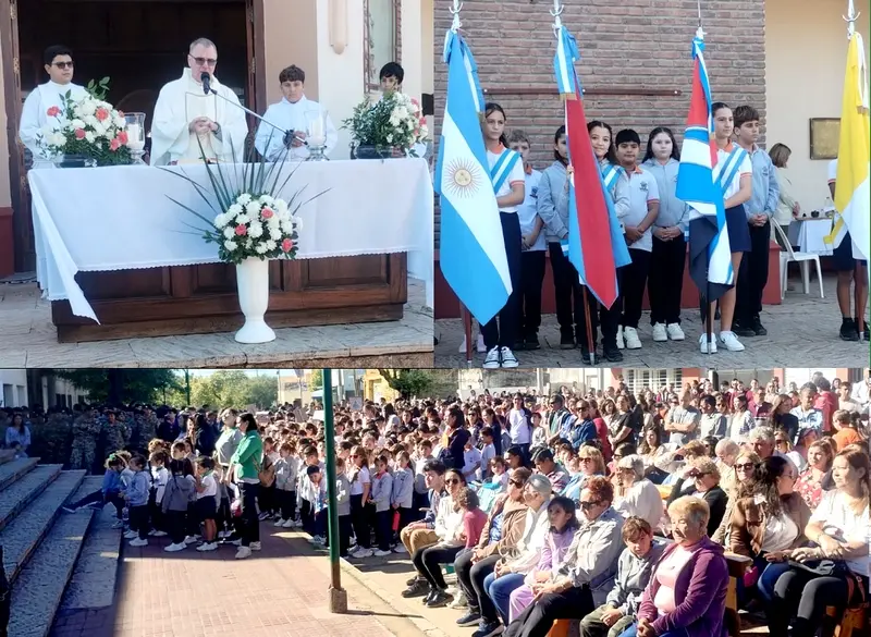 Misa de ni�os en el d�a Patronal Jes�s Buen Pastor y despedida del Padre Minigutti