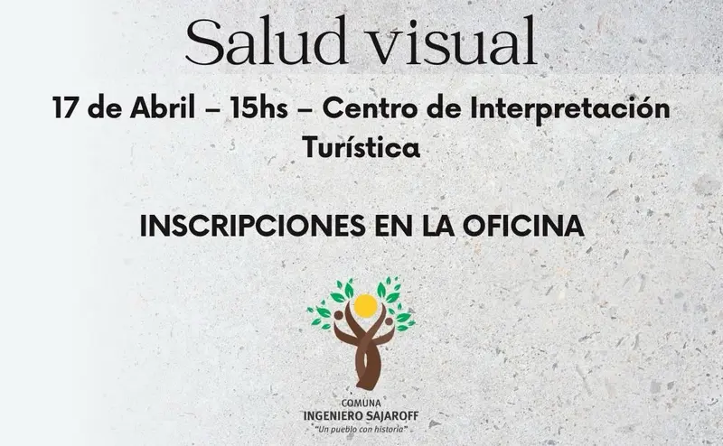 La empresa Salud Visual atender� en Sajaroff con beneficios para los habitantes de la comuna