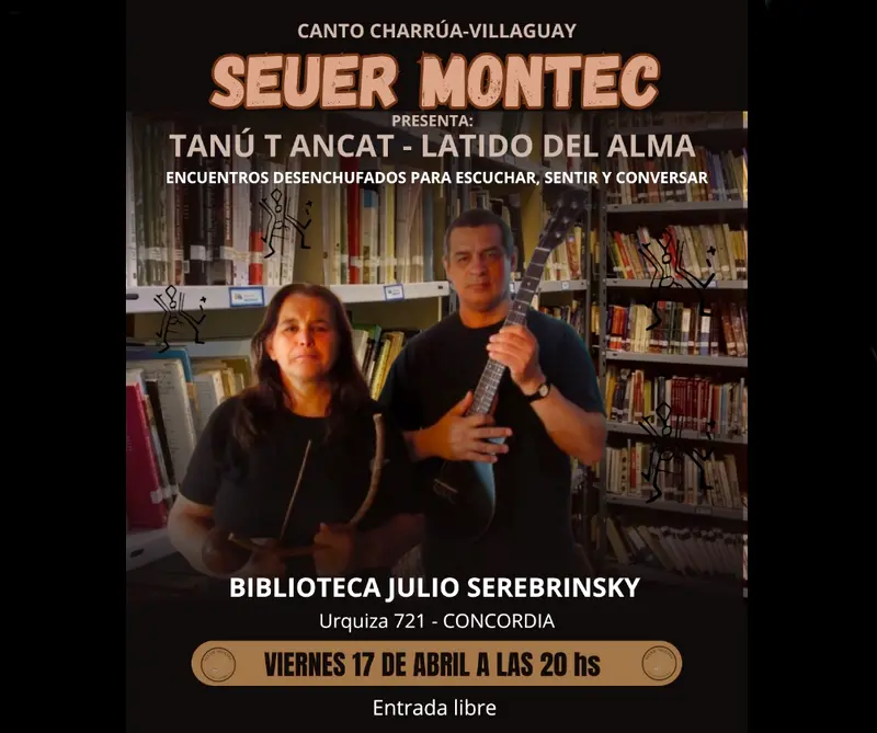 Suer Montec con Sonidos charr�as en la Biblioteca de Concordia
