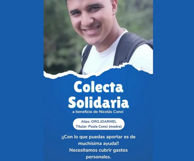 Colecta solidaria a beneficio de Nicol�s Conci