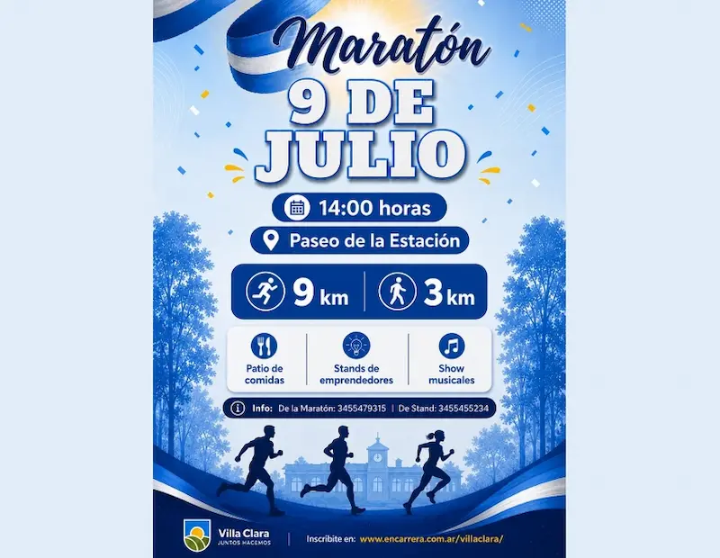 Inscripciones abiertas para la Marat�n 9 de Julio en Villa Clara