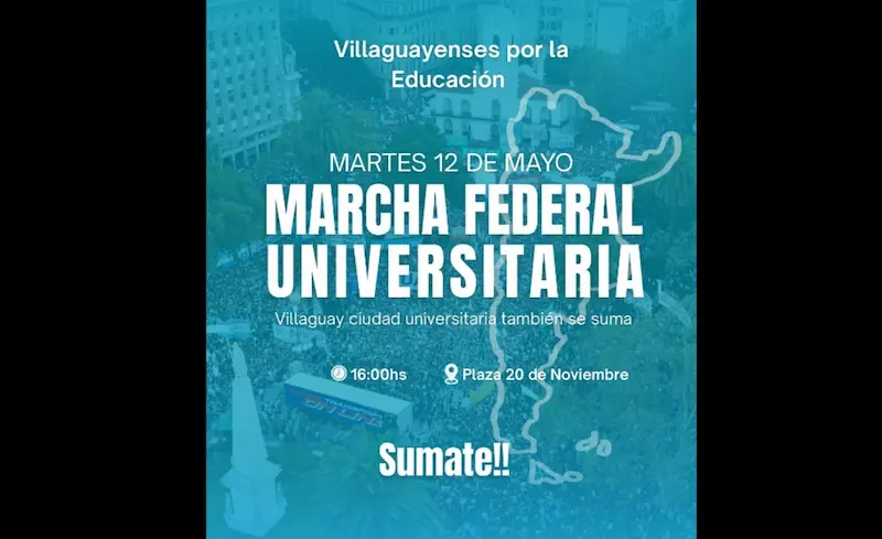Villaguay se suma a la marcha en defensa de la universidad p�blica 