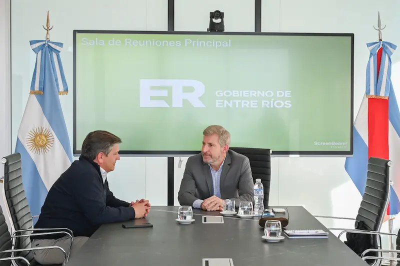 Frigerio y el intendente de Basavilbaso analizaron obras viales y de infraestructura el�ctrica para la localidad