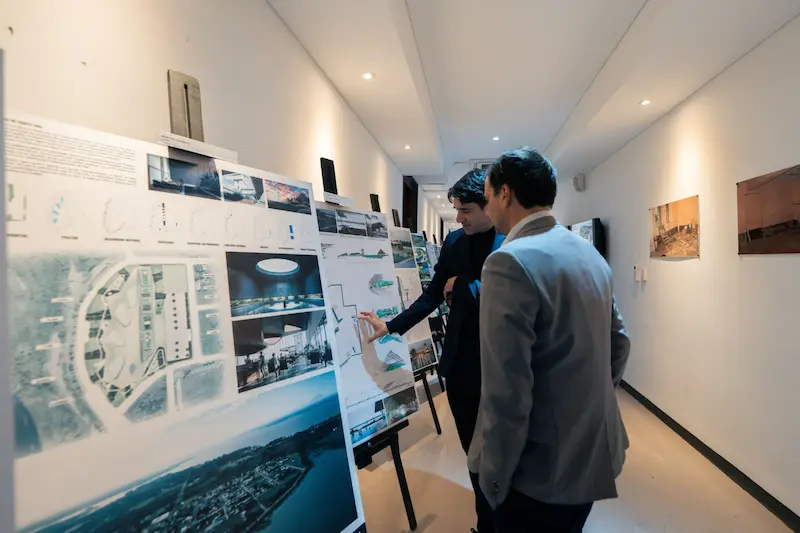 Santa Ana present� el anteproyecto de su futuro parque termal en Casa de Gobierno
