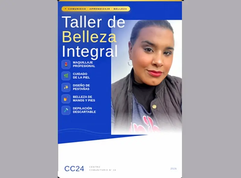 Taller de Asistente de Belleza Integral en el Centro Comunitario 24
