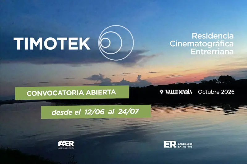 Convocatoria abierta para participar de una Residencia de Gui�n y Desarrollo de Proyectos Audiovisuales de Entre R�os 
