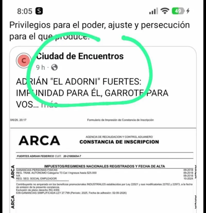 Otra Fake News contra Fuertes