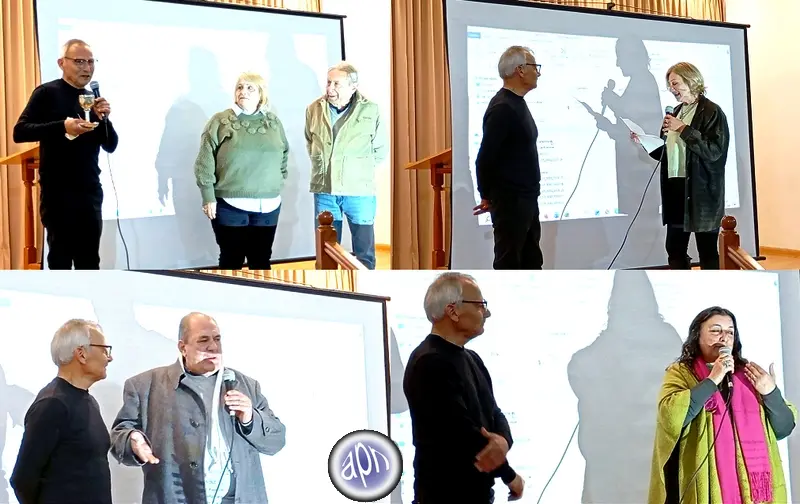 Por Ceferino Azambuyo. Asociaci�n Israelita: Cine, t� y homenaje a Osvaldo Quiroga 