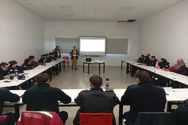 Se concret� en Villa Elisa el Curso B�sico de Combatiente de Incendios Forestales