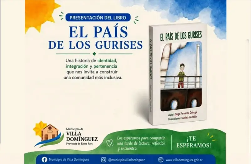 Presentaci�n del libro El Pa�s de los Gurises en Villa Dom�nguez
