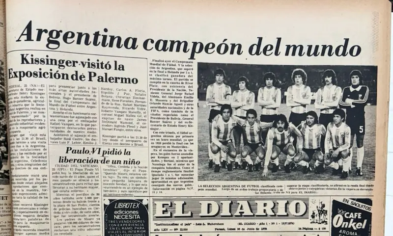 Invitan a una muestra sobre la historia de Argentina en los mundiales de f�tbol