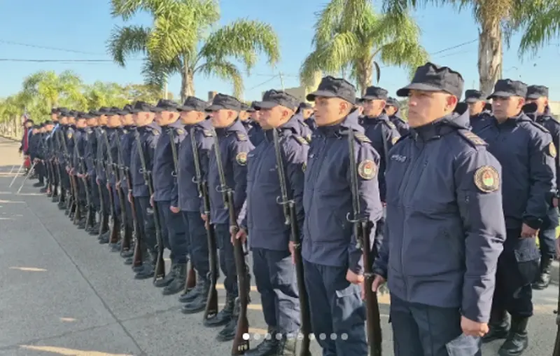 Toma de Juramento de Fidelidad a la Bandera Nacional a efectivos policiales y penitenciarios