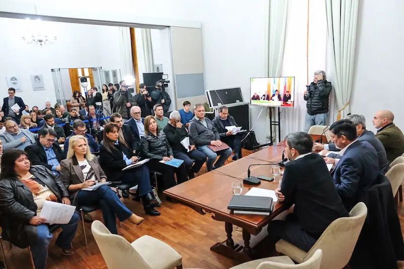 Boleas y Bagnat expusieron en el Senado sobre la reforma previsional