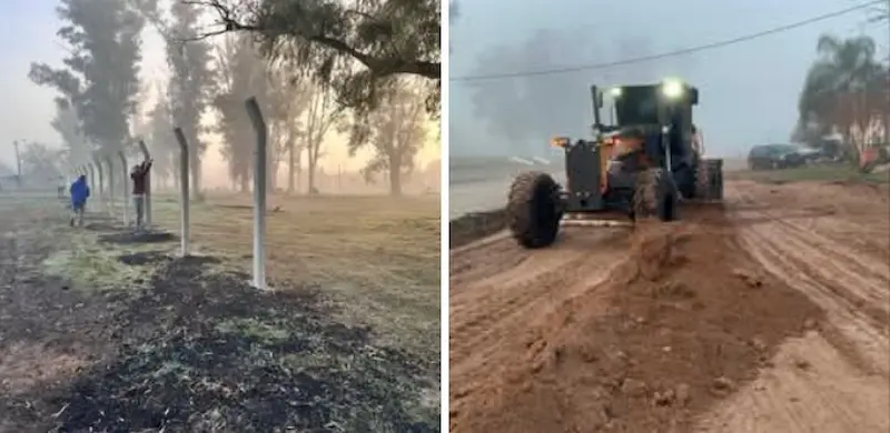 Obras y servicios municipales desarrollados durante el fin de semana en Villaguay