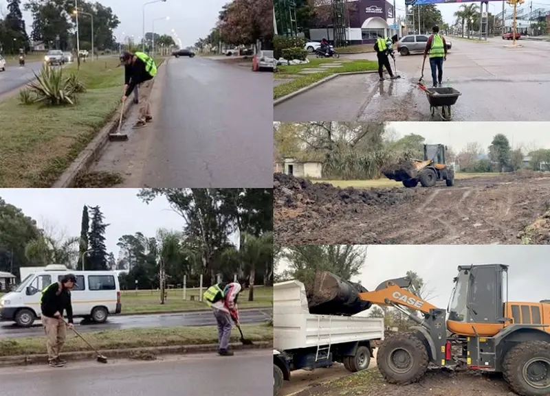 Trabajos de Obras publicas del d�a martes