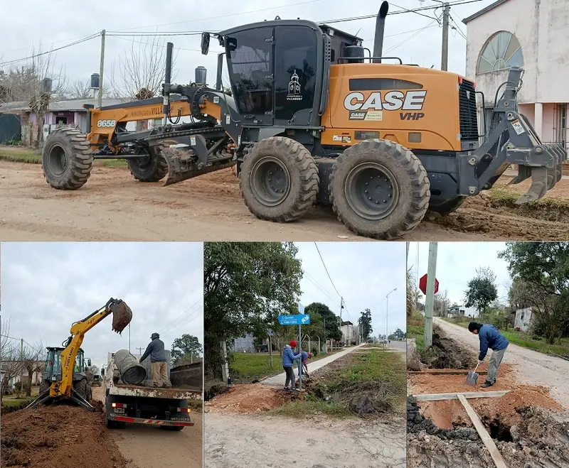 Obras P�blicas Municipal: trabajos realizados el jueves 18 de junio