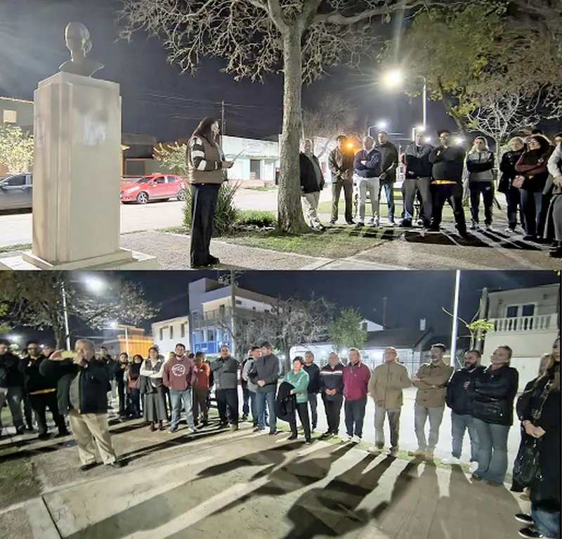 El peronismo de Villaguay rindi� homenaje a Eva Per�n - Foto V.E.N Villaguay en Noticias