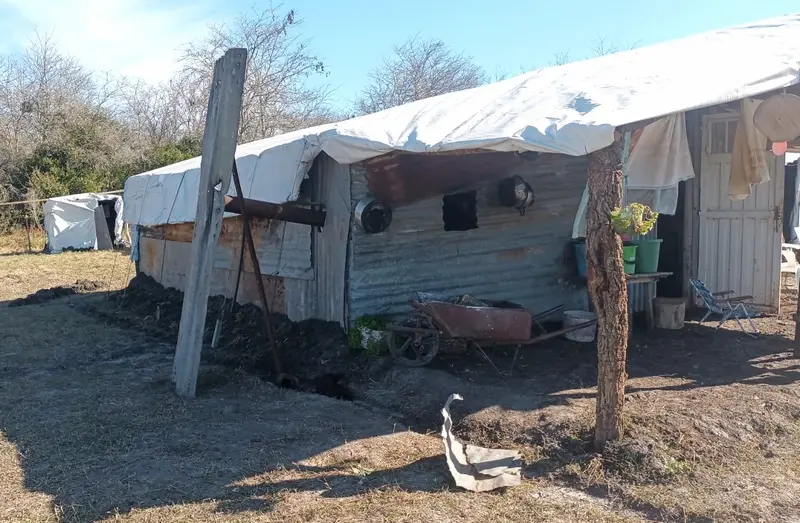 Piden urgente ayuda para una familia de Lucas Norte