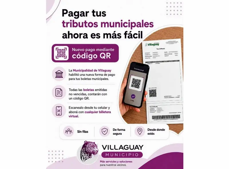 Nueva modalidad de pago mediante c�digo QR para las boletas municipales