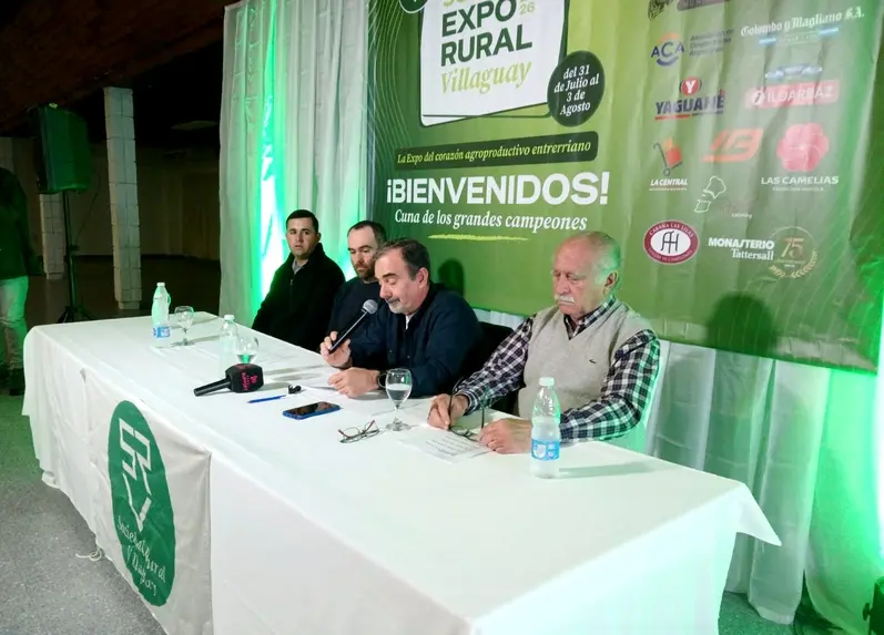 Se present� en conferencia de prensa la 99� Expo rural de Villaguay - Foto Luis Bravo