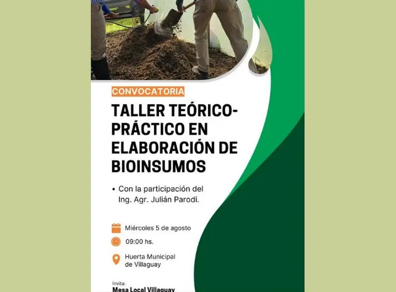 Taller te�rico-pr�ctico de bioinsumos en Villaguay