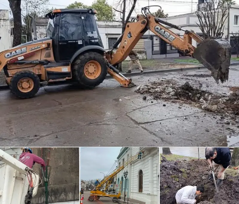La Municipalidad de Villaguay contin�a con trabajos de mantenimiento y mejora en distintos sectores de la ciudad