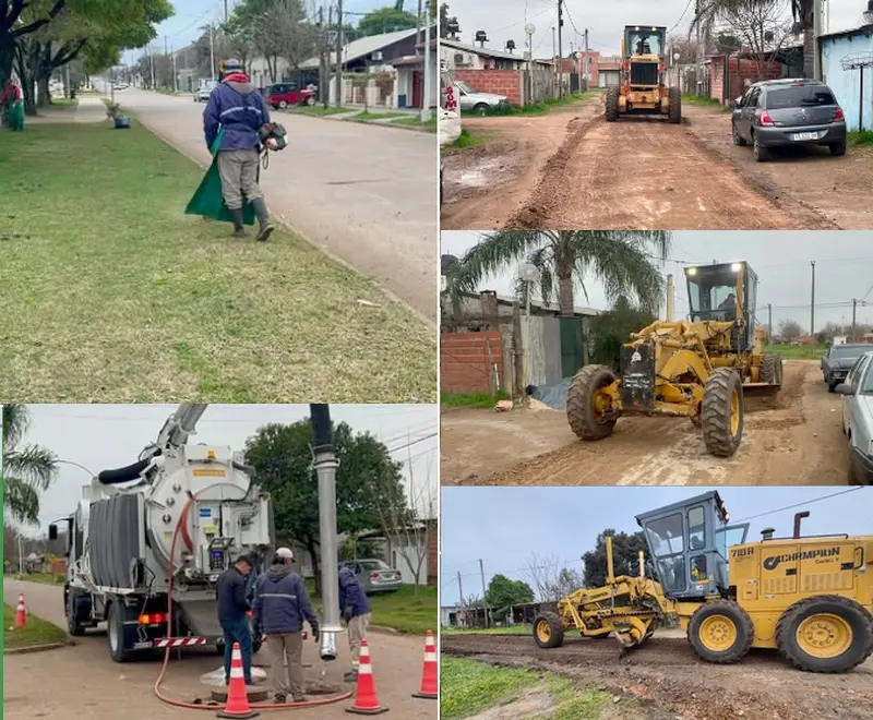 Trabajos realizados por la Municipalidad de Villaguay durante el mi�rcoles