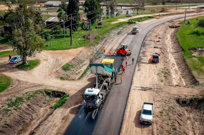 M�s de 58 por ciento de avance en el acceso norte a Concepci�n del Uruguay