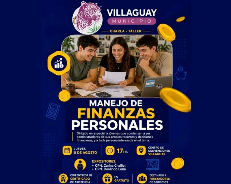 Charla-taller gratuita sobre Manejo de Finanzas Personales