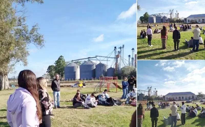 Alumnos del Instituto La Inmaculada, y el padre Juli�n Rodr�guez visitaron Conin